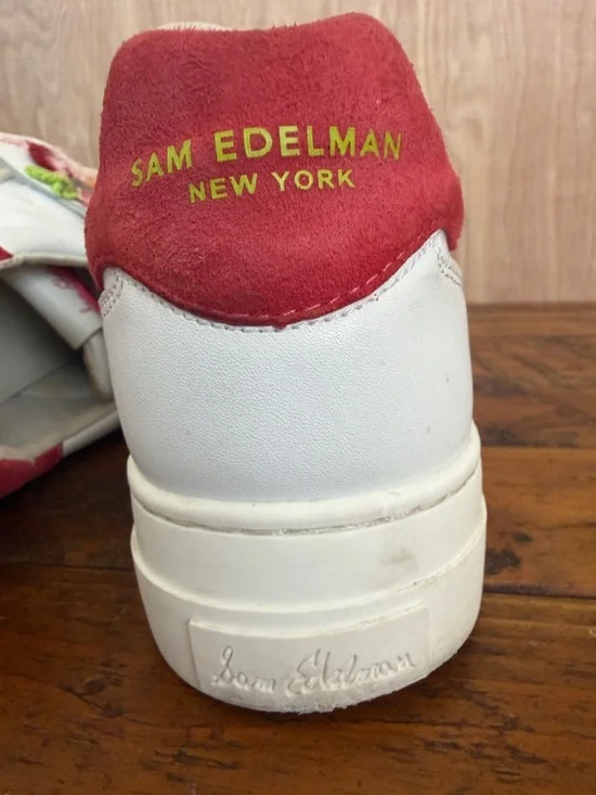 Sam Edelman Wendy Floral Embroidery Platform Sneaker - Picture 13 of 13